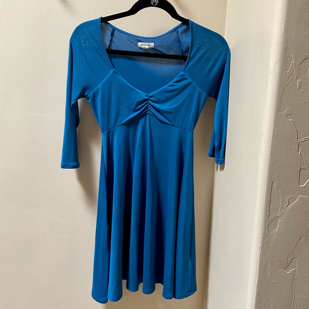 Urban Outfitters teal blue dress